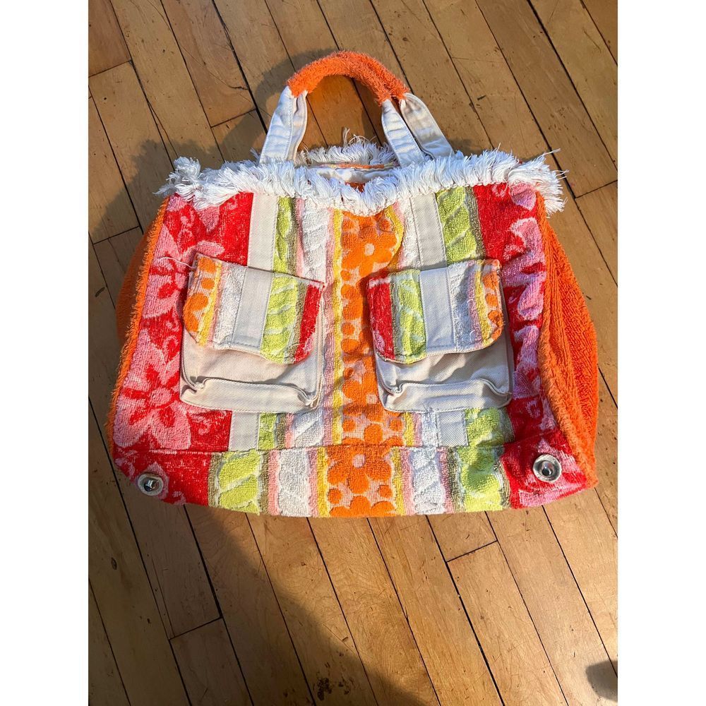 Poupette St Barth vintage towel tote bag